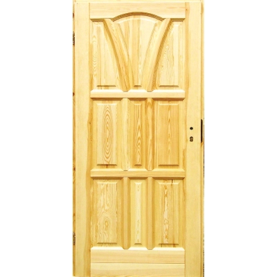 Alabama A1 surowe drzwi drewniane wewnętrzne przylgowe