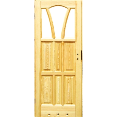 Alabama A3i surowe drzwi drewniane wewnętrzne przylgowe