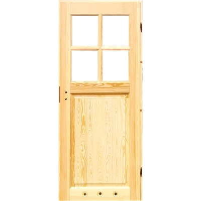 Colorado K3 surowe drzwi drewniane wewnętrzne przylgowe