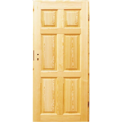 Dakota D4 surowe drzwi drewniane wewnętrzne przylgowe