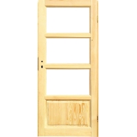 Manhattan4 M4d2 surowe drzwi drewniane wewnętrzne przylgowe