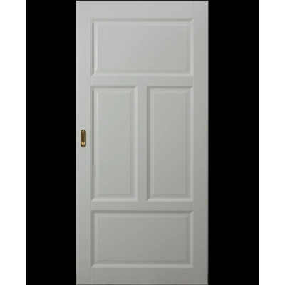 Drzwi przesuwne wewnętrzne białe Louisiana RAL L1