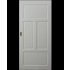 Drzwi przesuwne wewnętrzne białe Louisiana RAL L1