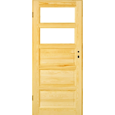 Manhattan5 M5d3A surowe drzwi drewniane wewnętrzne przylgowe