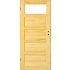 Manhattan5 M5d3b surowe drzwi drewniane wewnętrzne przylgowe