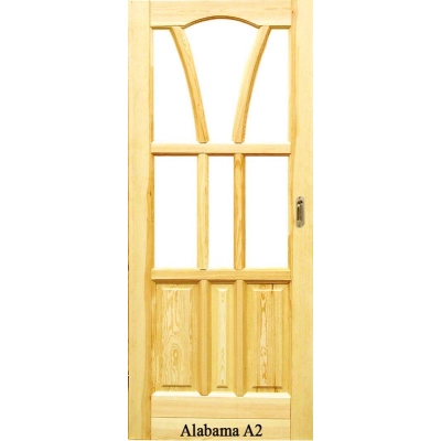 Alabama A2 surowe drzwi przesuwne