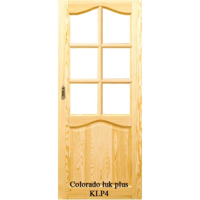 Colorado łuk plus KLP4 przesuwne drzwi drewniane lakierowane