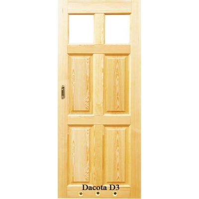 Dakota D3 surowe drzwi przesuwne
