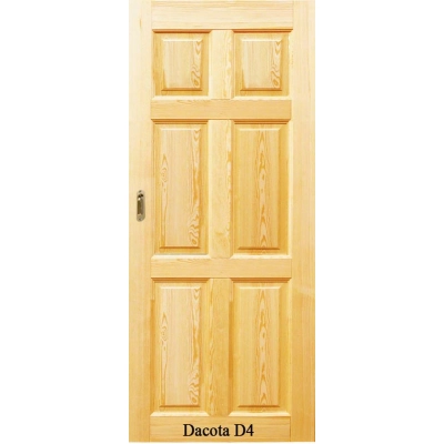Dakota D4 surowe drzwi przesuwne