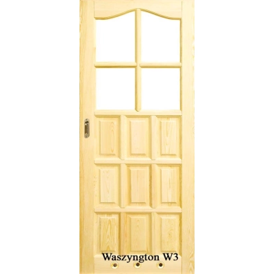 Waszyngton W3 surowe drzwi przesuwne