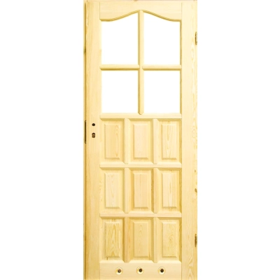 Waszyngton W3 surowe drzwi drewniane wewnętrzne przylgowe