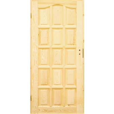 Waszyngton W1 surowe drzwi drewniane wewnętrzne przylgowe